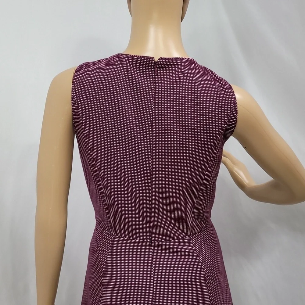 Gal Meets Glam Polka-dot Meg Jacquard Sleeveless Dress